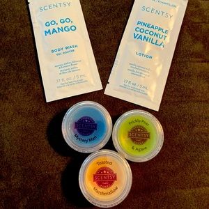Scentsy- body wash, lotion, and wax melts
